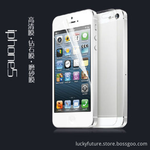 Transparency screen film for iPhone 5